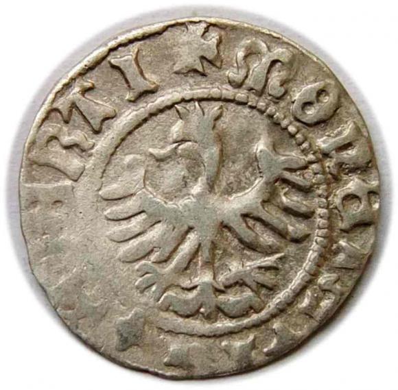 Półgrosz Jan Olbracht Kraków (2)