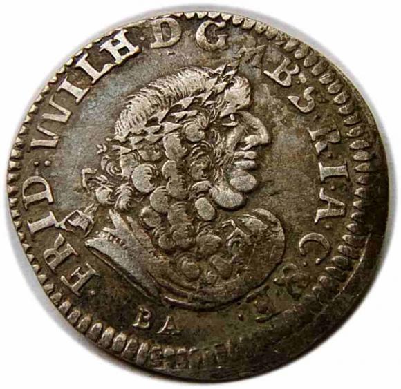 Szóstak 1686 Fryderyk Wilhelm Prusy Królewiec (1)