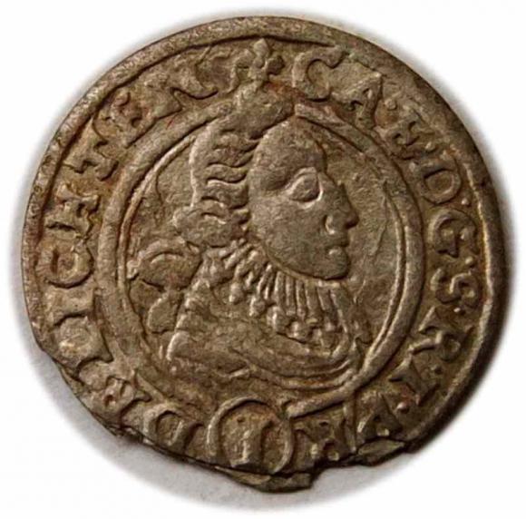 1 krajcar 1629 Karol Euzebiusz Księstwo Opawskie Opawa (1)