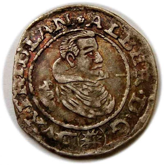 3 krajcary 1628 Albrecht von Wallenstein Czechy Jicin (1)