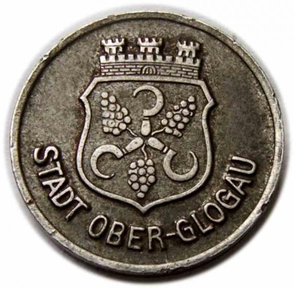 10 fenigów 1918 Głogówek / Ober Glogau  (2)