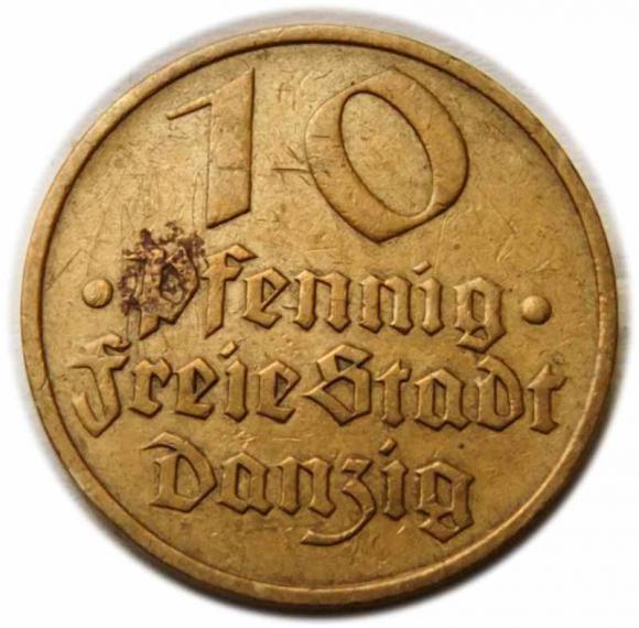 10 fenigów 1932 Wolne Miasto Gdańsk (1)