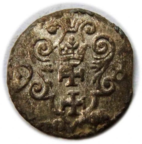 Denar 1598 Zygmunt III Waza Gdańsk (1)