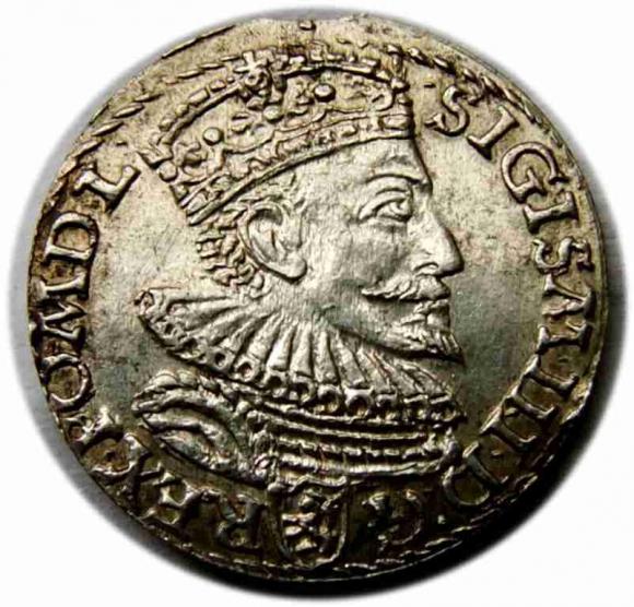Trojak 1593 Zygmunt III Waza Malbork (1)