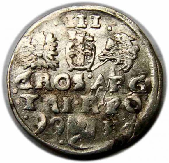 Trojak 1599 Zygmunt III Waza Bydgoszcz (2)