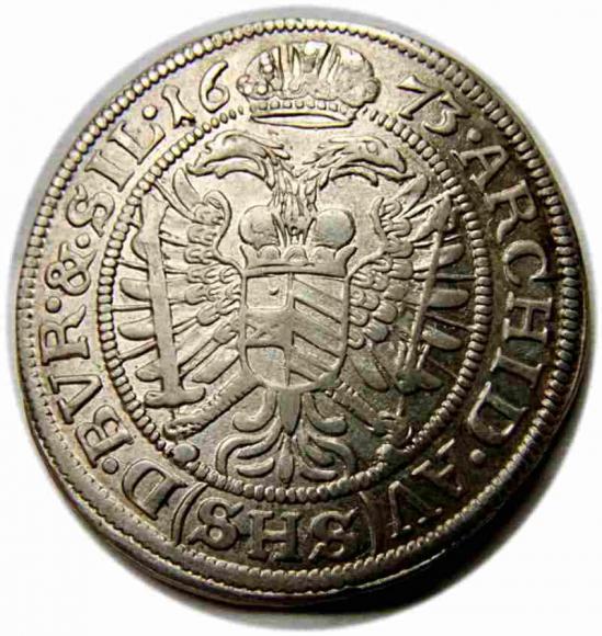 6 krajcarów 1673 Leopold I Wrocław (2)