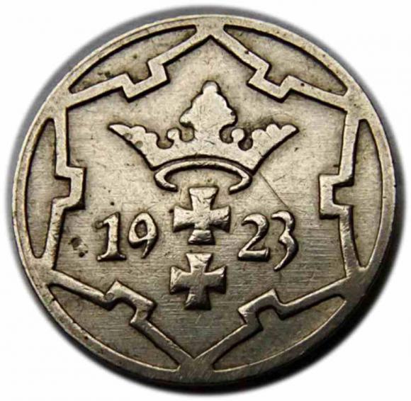5 fenigów 1923 Wolne Miasto Gdańsk Berlin (2)