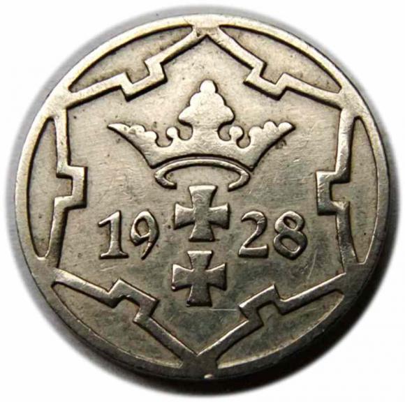 5 fenigów 1928 Wolne Miasto Gdańsk Berlin (2)