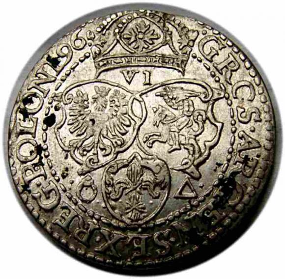 Szóstak 1596 Zygmunt III Waza Malbork (2)