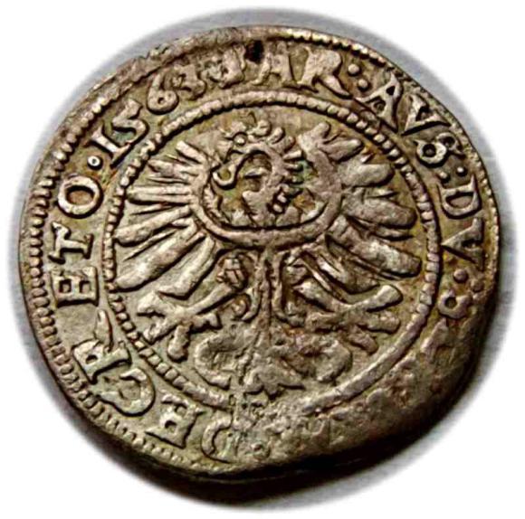 2 krajcary 1563 Ferdynand I Wrocław (2)