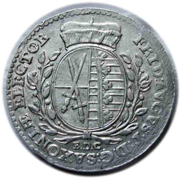 1/12 talara 1764 Fryderyk August III Saksonia Drezno (1)