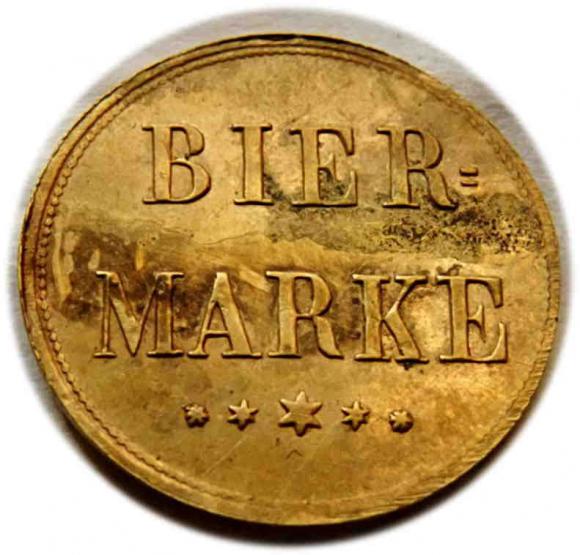 Żeton piwny Bogatynia / Reichenau (2)