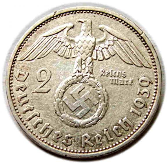 2 marki 1939 Niemcy Berlin (2)