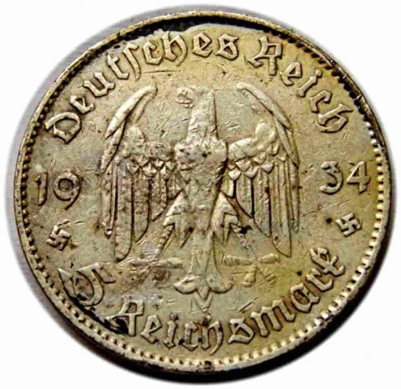 5 marek 1934 Niemcy Stuttgart (2)