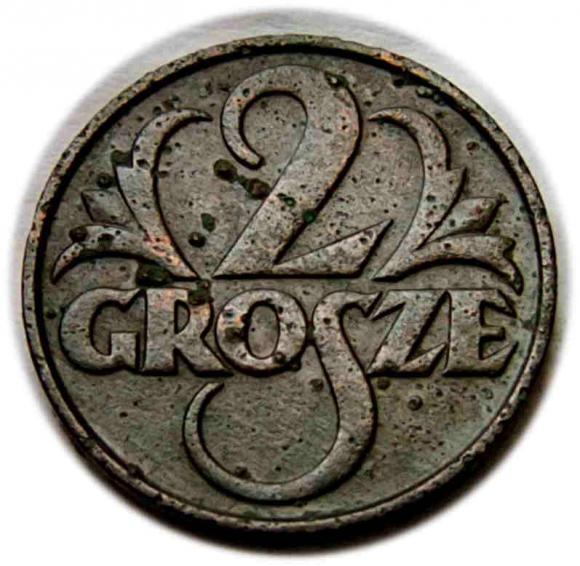 2 grosze 1932 II RP Warszawa (1)