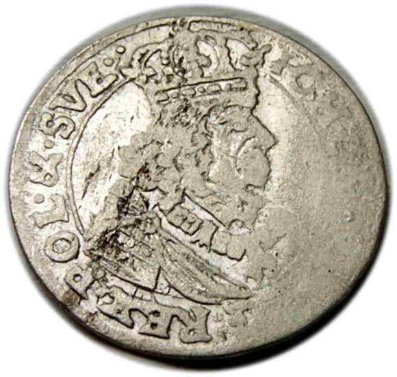 Szóstak 1661 Jan Kazimierz Bydgoszcz (1)