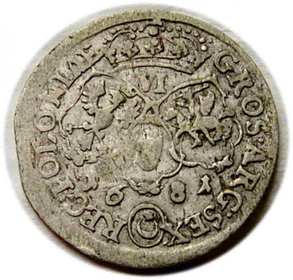 Szóstak 1681 Jan III Sobieski Bydgoszcz (2)