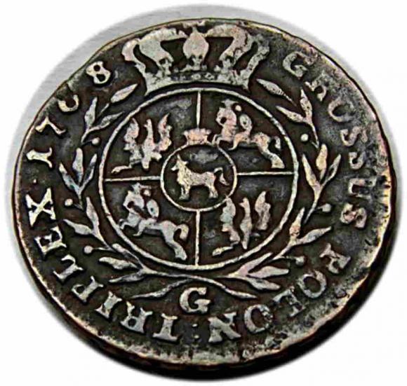 Trojak 1768 Stanisław August Poniatowski Warszawa (1)