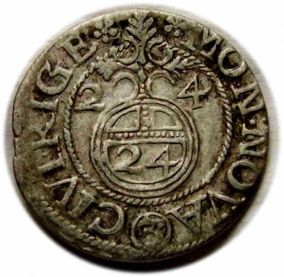 Półtorak 1624 Gustaw II Adolf Ryga (1)