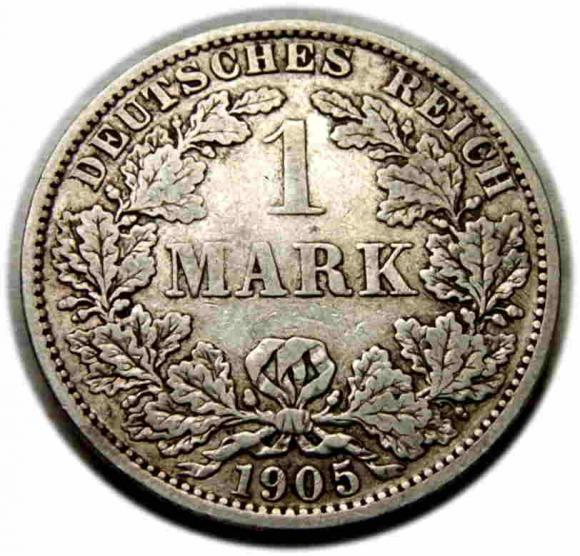 1 marka 1905 Wilhelm II Hohenzollern Niemcy Berlin (1)