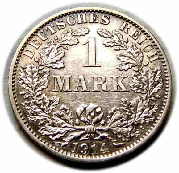 1 marka 1914 Wilhelm II Hohenzollern Niemcy Berlin (1)
