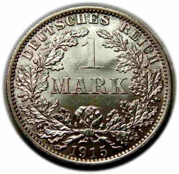 1 marka 1915 Wilhelm II Hohenzollern Berlin (1)