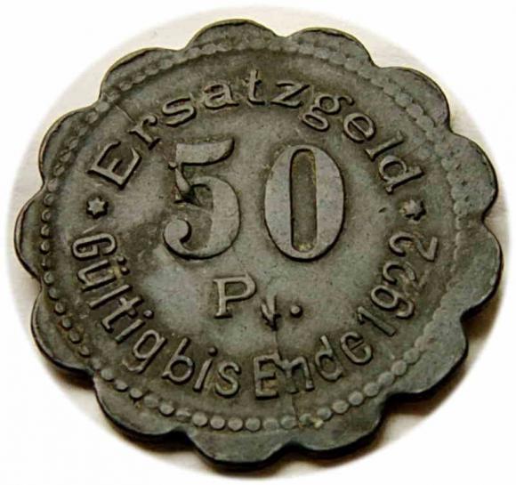 50 fenigów 1920 Szczecin / Stettin (1)