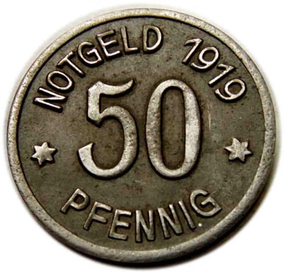 50 fenigów Racibórz / Ratibor (1)