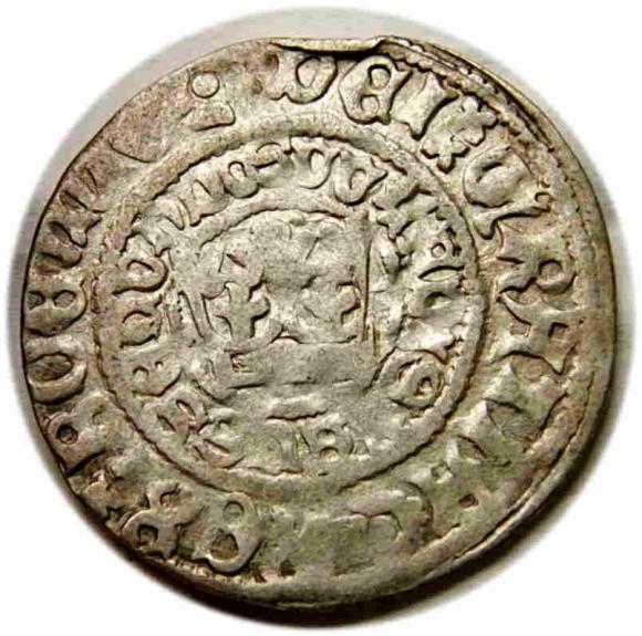 Grosz praski Władysław II Jagiellończyk Czechy Praga (1)