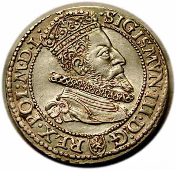 Szóstak 1601 Zygmunt III Waza Malbork