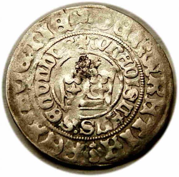 Grosz praski Władysław II Jagiellończyk Czechy Praga (1)