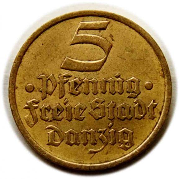 5 fenigów 1932 Wolne Miasto Gdańsk (1)