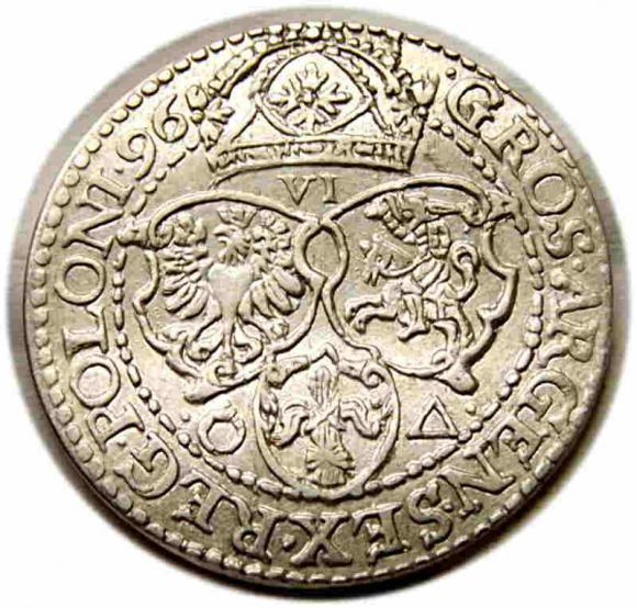 Szóstak 1596 Zygmunt III Waza Malbork (2)