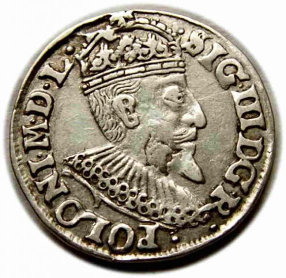 Trojak 1595 Zygmunt III Waza Olkusz (1)