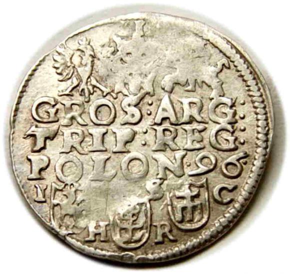 Trojak 1596 Zygmunt III Waza Bydgoszcz (2)