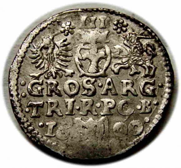 Trojak 1600 Zygmunt III Waza Bydgoszcz (2)