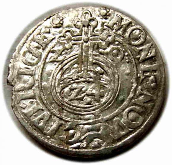 Półtorak 1620 Zygmunt III Waza Ryga (1)