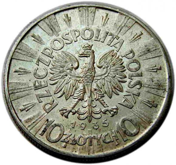 10 złotych 1935 Józef Piłsudski Warszawa (2)