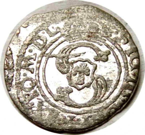 Szeląg Zygmunt III Waza Ryga (1)