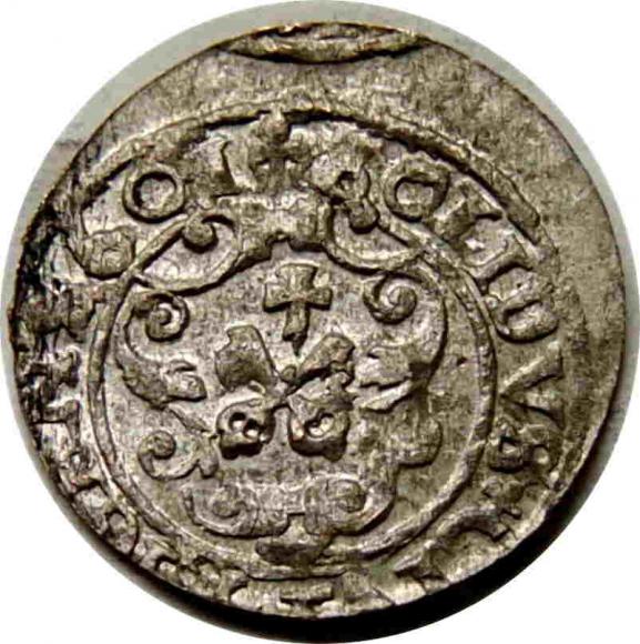 Szeląg 1601 Zygmunt III Waza Ryga (2)
