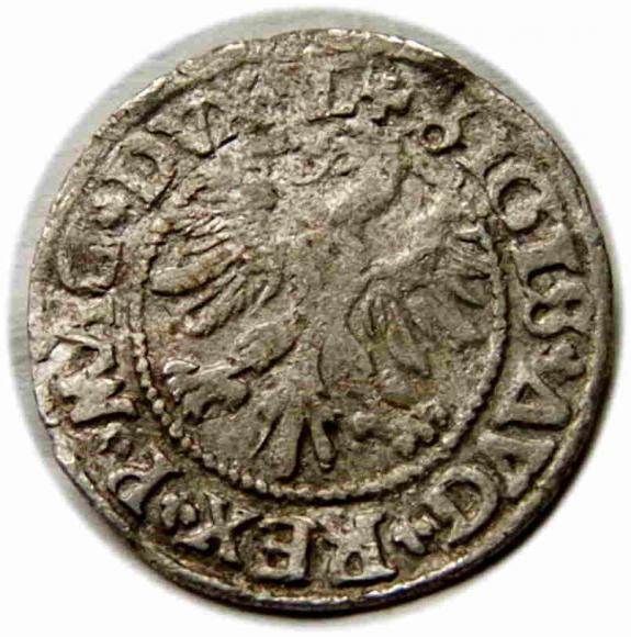 Półgrosz 1546 Zygmunt II August Wilno (2)