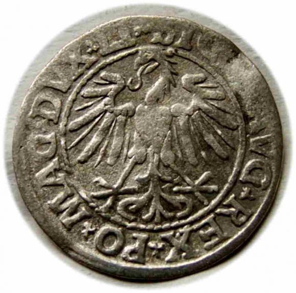 Półgrosz 1547 Zygmunt II August Wilno (2)