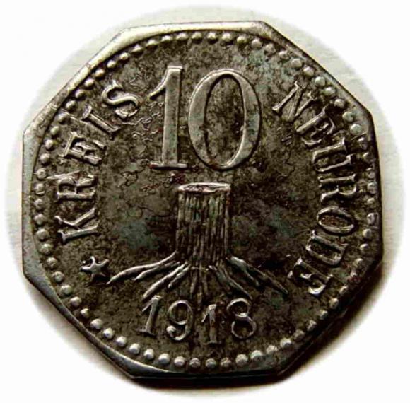 10 fenigów 1918 Nowa Ruda / Neurode (2)