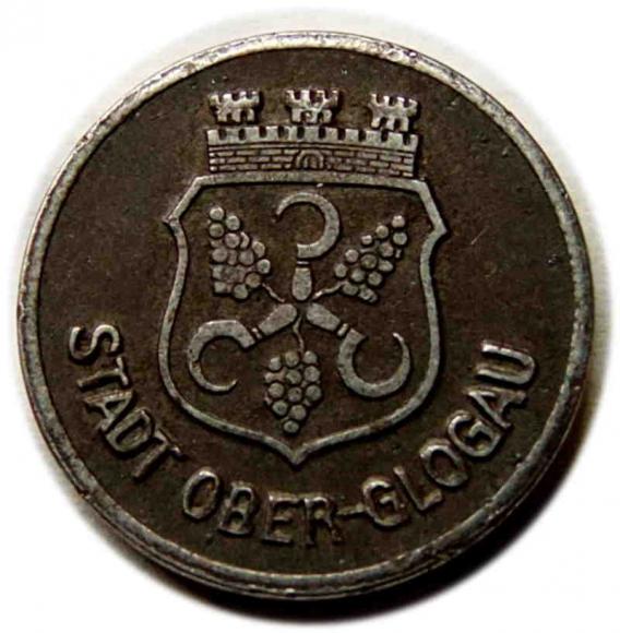 10 fenigów 1918 Głogówek / Ober - Glogau (2)
