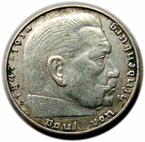 2 marki 1937 J Niemcy Hamburg (1)