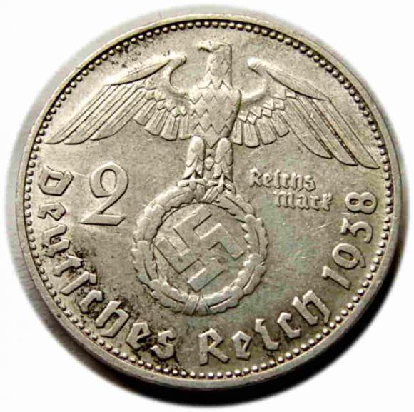 2 marki 1938 Niemcy Monachium (2)