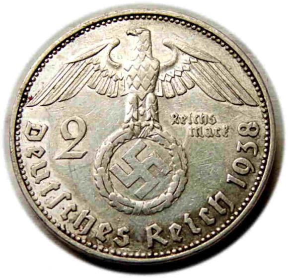 2 marki 1938 Niemcy Muldenhutten (2)