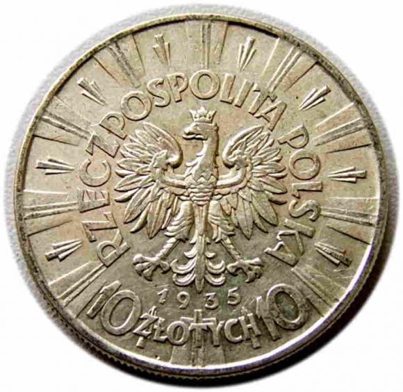 10 złotych 1935 Józef Piłsudski Warszawa (2)