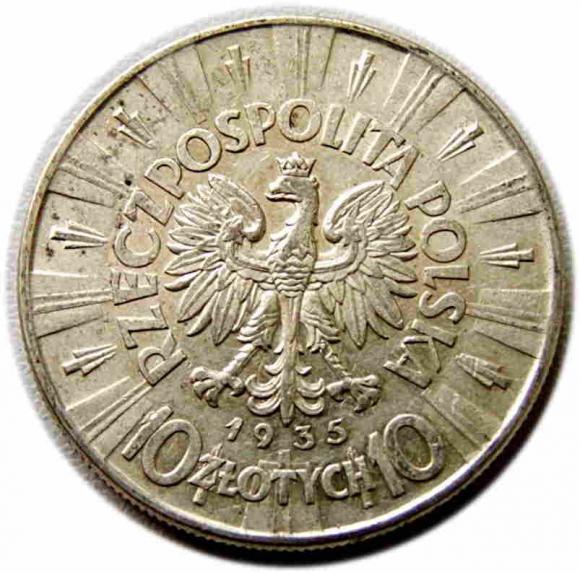 10 złotych 1935 Józef Piłsudski Warszawa (2)