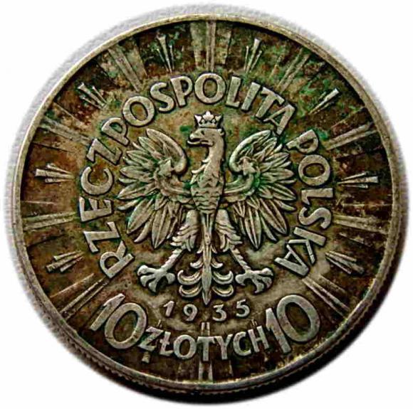 10 złotych 1935 Józef Piłsudski Warszawa (2)
